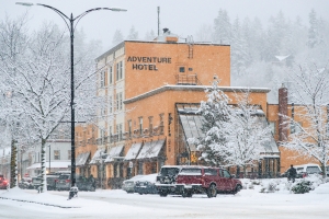 Urban Excape Revelstoke BC Winter Snow